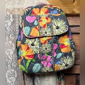 Vera Bradley Jazzy Blossom Quilted Backpack